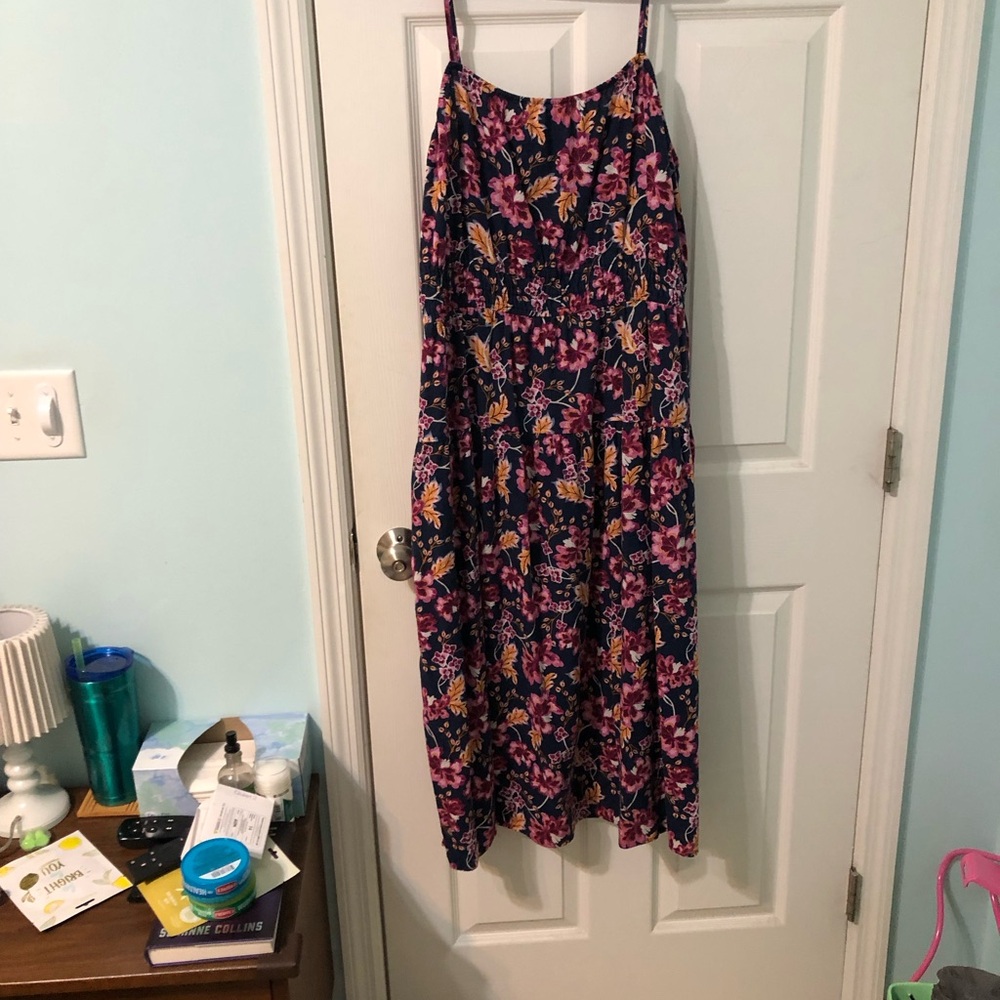 Old Navy Floral Dress - Pink and Blue